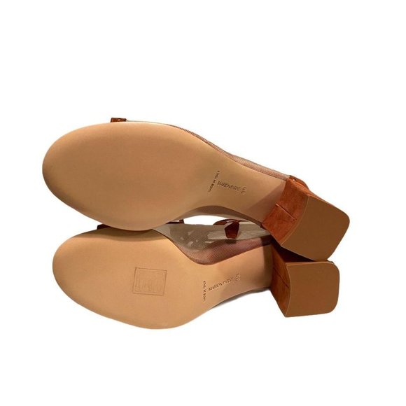 Women Brooke Lace Up Mesh Block Heels - Picture 4 of 4